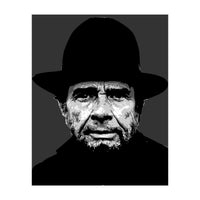 Merle Haggard American Country Musician Legend (Print Only)