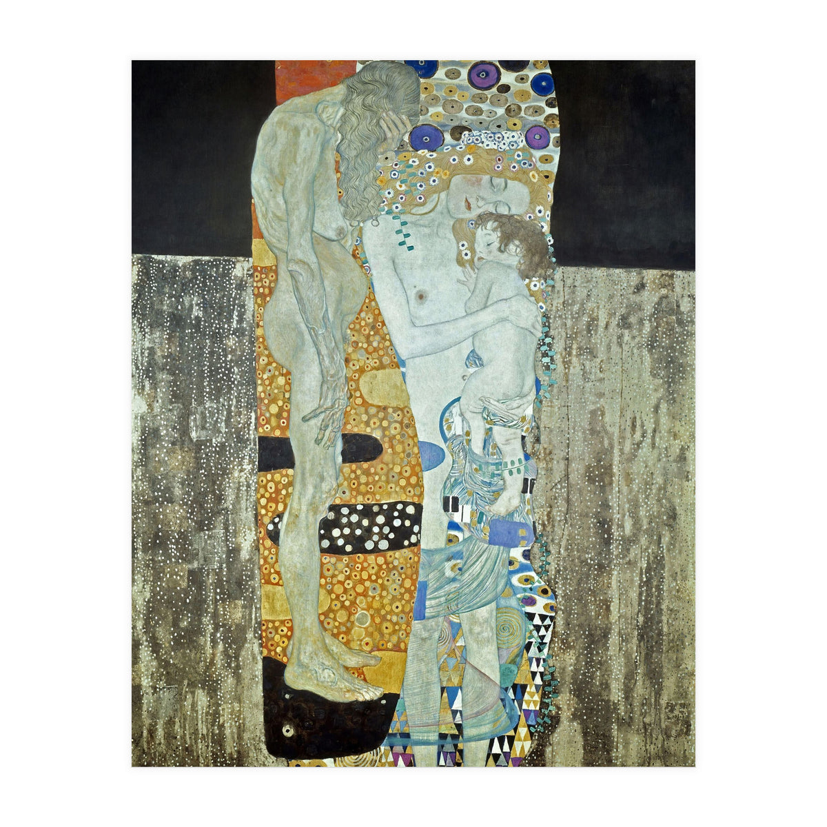 'The Three Ages of Woman', 1905, Oil on canvas, 180 x 180. (Print Only)