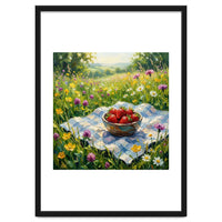 Summer Strawberries in the Meadow