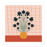 Floral Vase Orange (Print Only) thumbnail