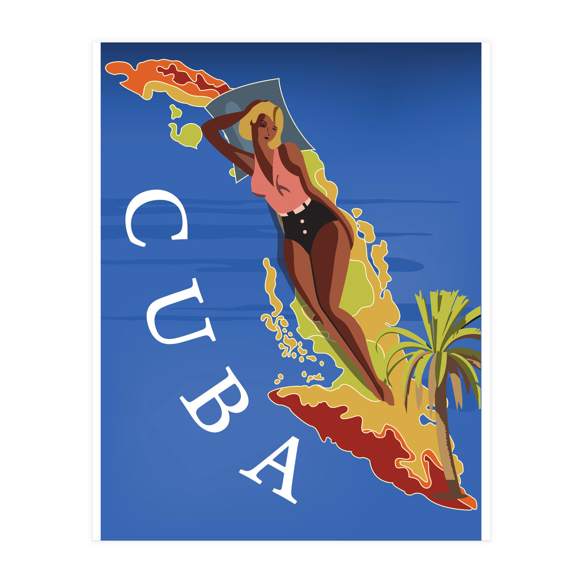 Cuba Sunbath (Print Only)