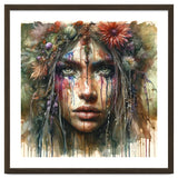 Wild Bloom Druid Woman Portrait thumbnail