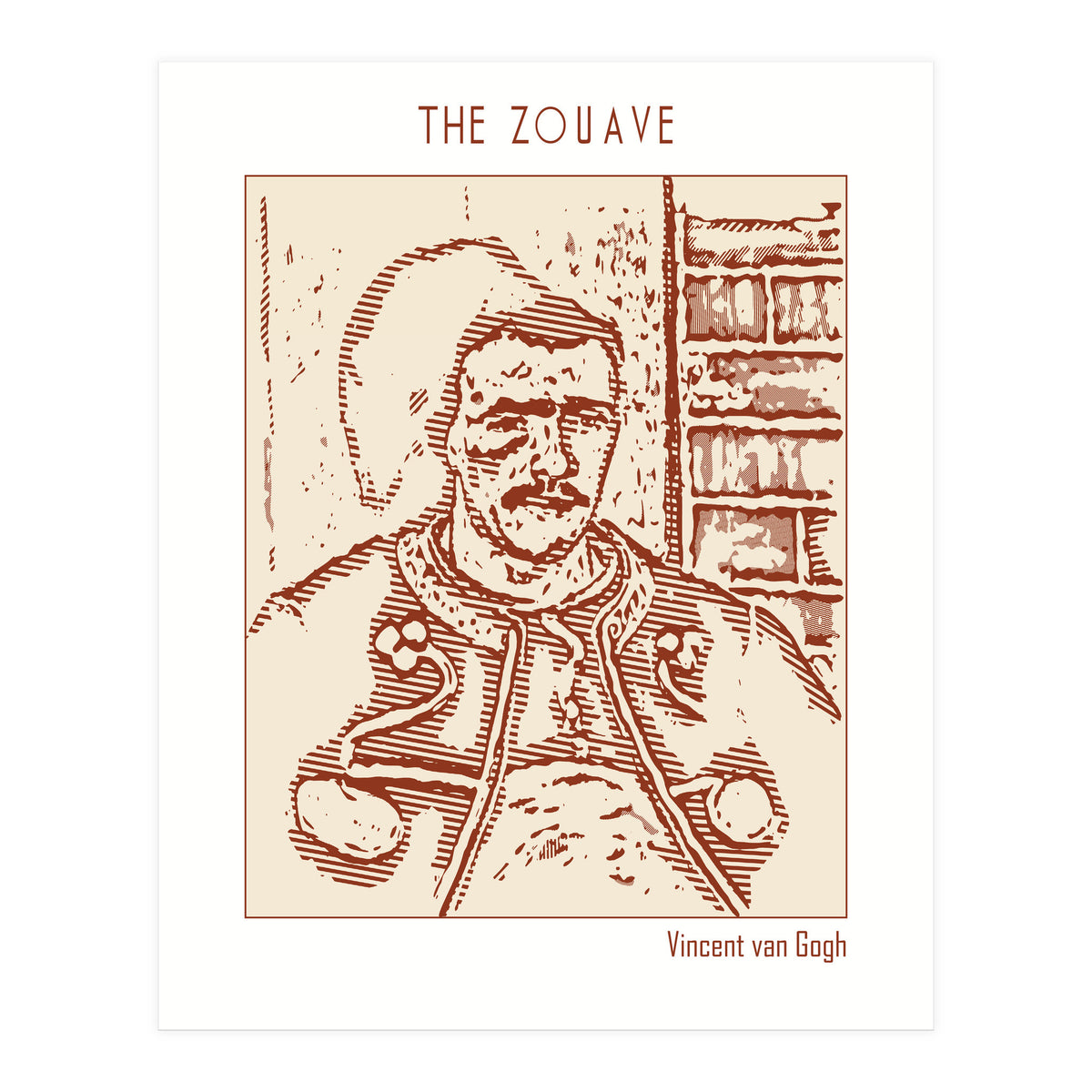 The Zouave – Vincent Van Gogh (Print Only)