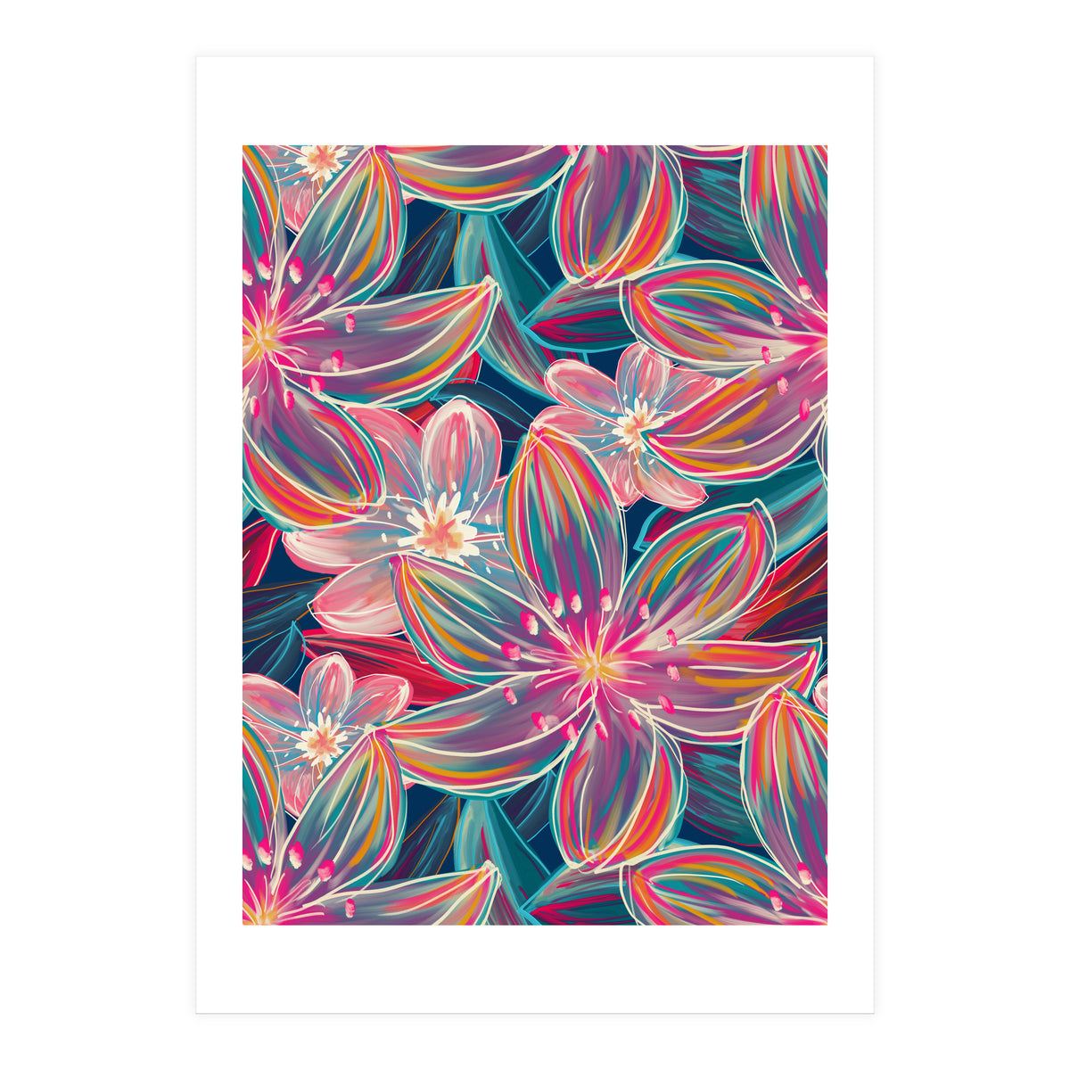Fluo Bloom (Print Only)