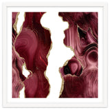 Burgundy & Gold Glitter Agate Texture 05 thumbnail