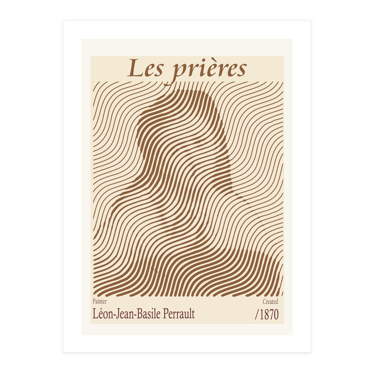 Les Prières – Léon Jean Basile Perrault (1870) (Print Only)