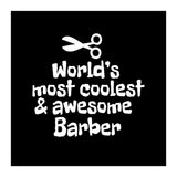 World's most coolest and awesome barber (Print Only) thumbnail