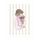 The Girl With The Tulips (Print Only) thumbnail