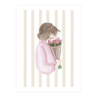 The Girl With The Tulips (Print Only)