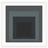 JOSEF ALBERS - HOMAGE TO THE SQUARE BLACK GREY thumbnail