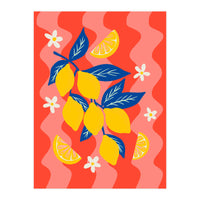 Colourful Lemon Branch (Print Only)