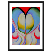 Georgia O’Keeffe – Series 1, No. 8 (1918) | Expressive Abstract Watercolor of Organic Rhythm and Modernist Form