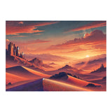 Vintage Chile, Atacama Desert Sunset Poster (Print Only) thumbnail