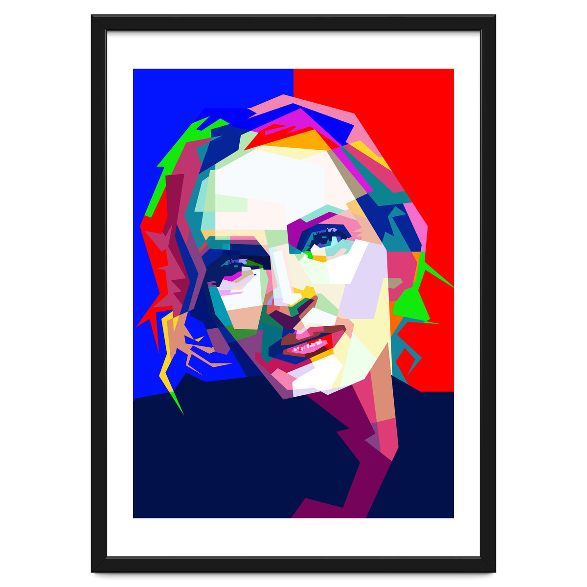 Uma Thurman Kill Bill Pop Art WPAP