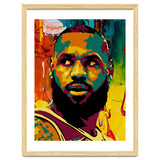 LeBron James Colorful abstract thumbnail