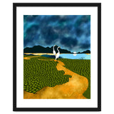 Great Egrets On Honeymoon Island, Heron Wildlife Painting Nature Landscape, Travel Dark Scenic Birds Love Animals Lake Bohemian thumbnail