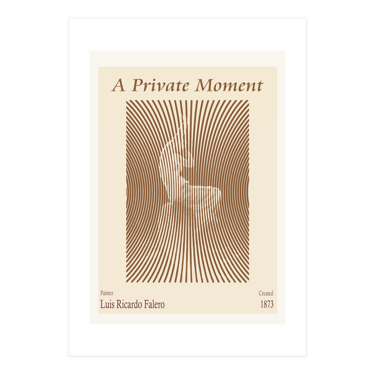 A Private Moment by Luis Ricardo Falero   (Print Only)