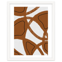 Abstract Brown and Black Lines