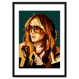 Jennifer Lopez Celebrity Art Retro Style Illustration thumbnail