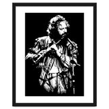 Ian Anderson Rock Music Legend in Grayscale 2 thumbnail