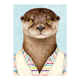 Otter Portrait in Jacket (Print Only) thumbnail