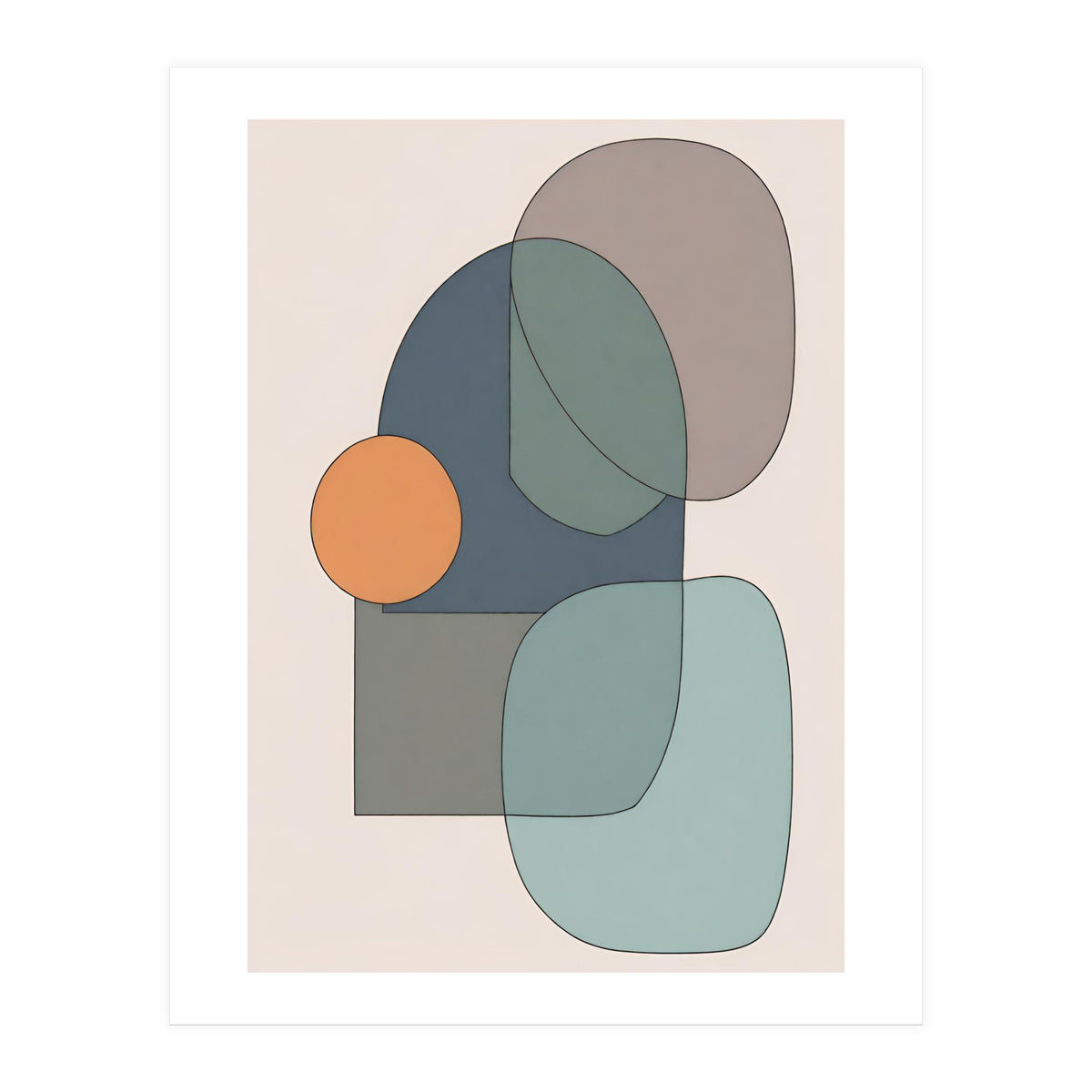 Peaceful Abstract (Print Only)