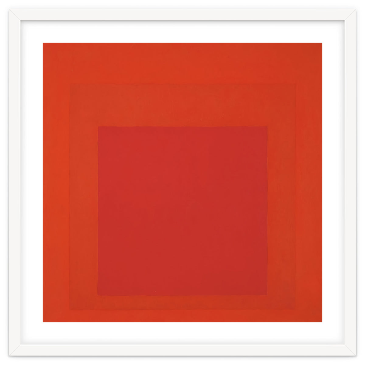 JOSEF ALBERS - HOMAGE TO THE SQUARE RED