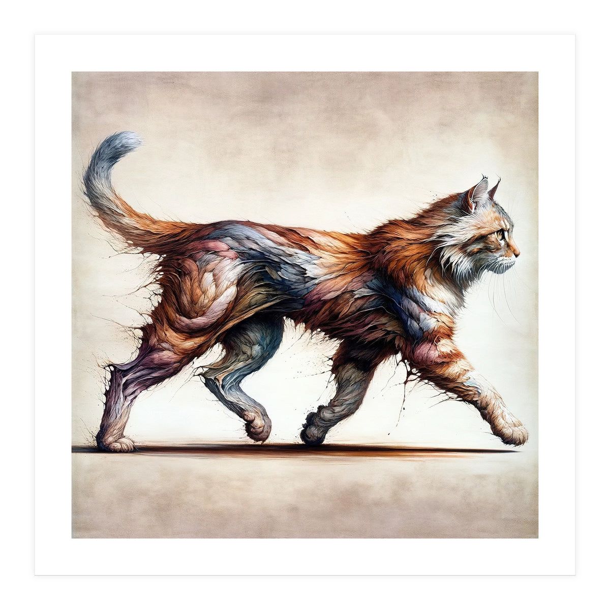 Powerful Cat (Print Only)