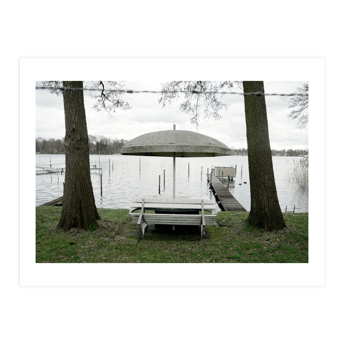 Lakeside rest place - out of season (Print Only)