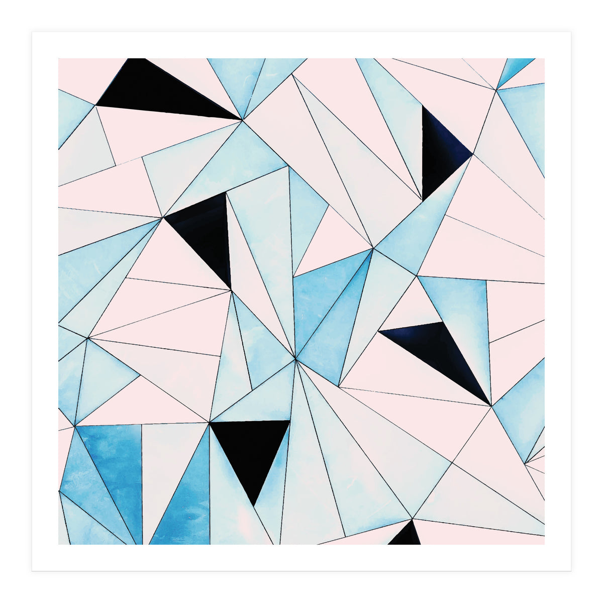 Geometric Washout #society6 #decor #buyart (Print Only)