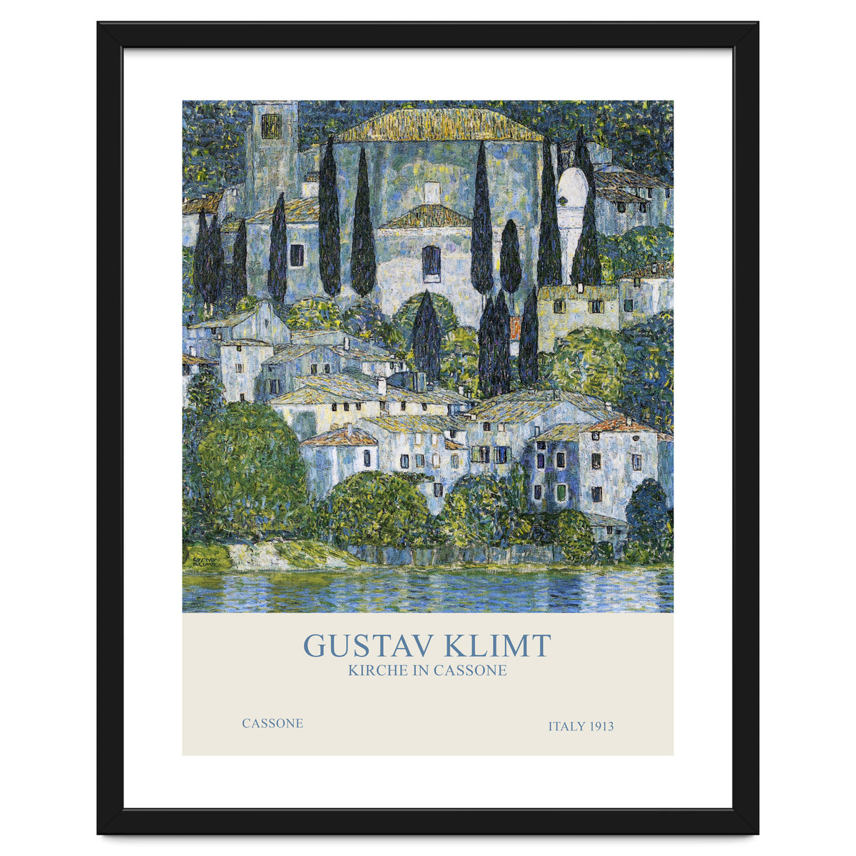 Gustav Klimt - Kirche in Cassone