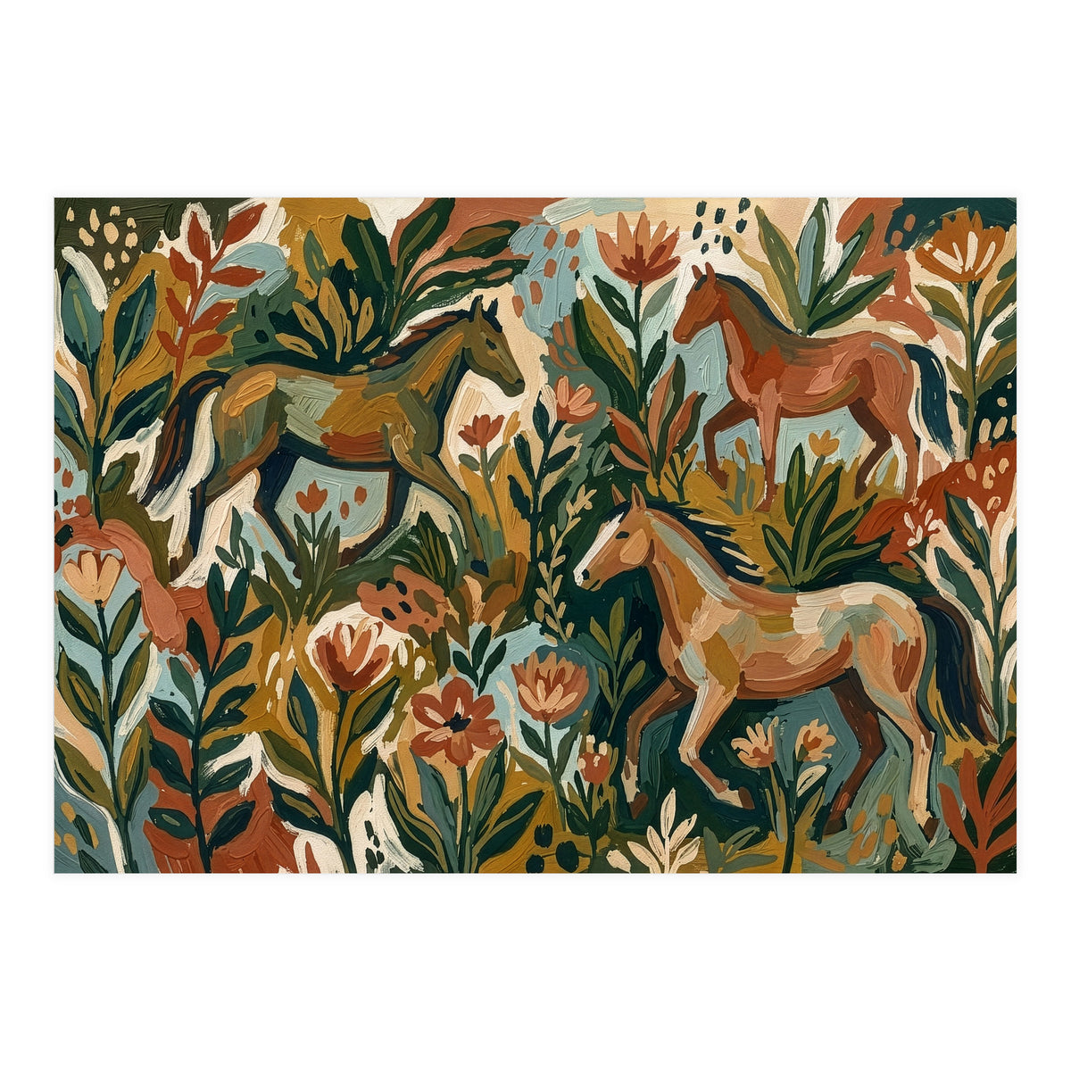 Galloping Meadow Serenity (Print Only)