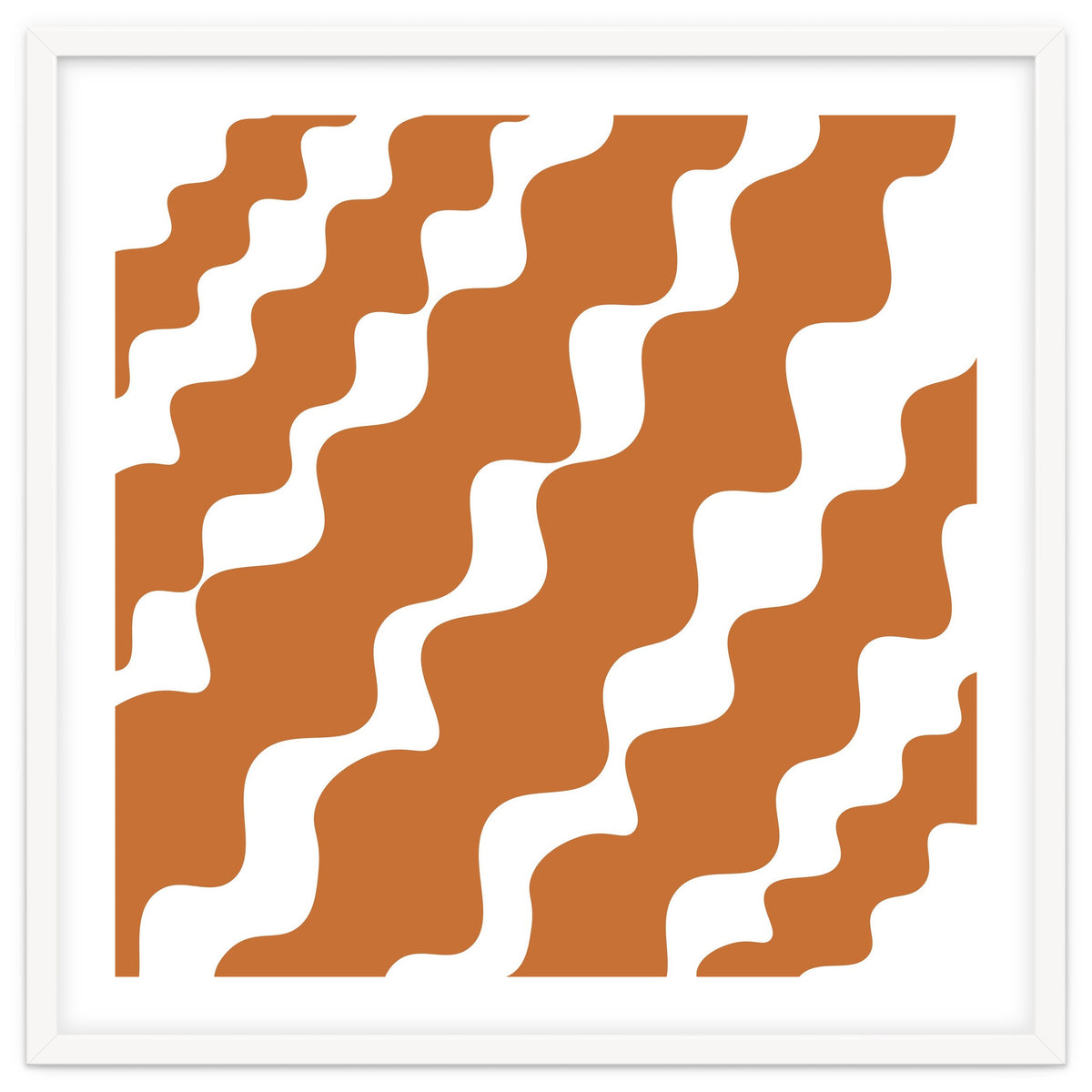 Brown Wavy Pattern