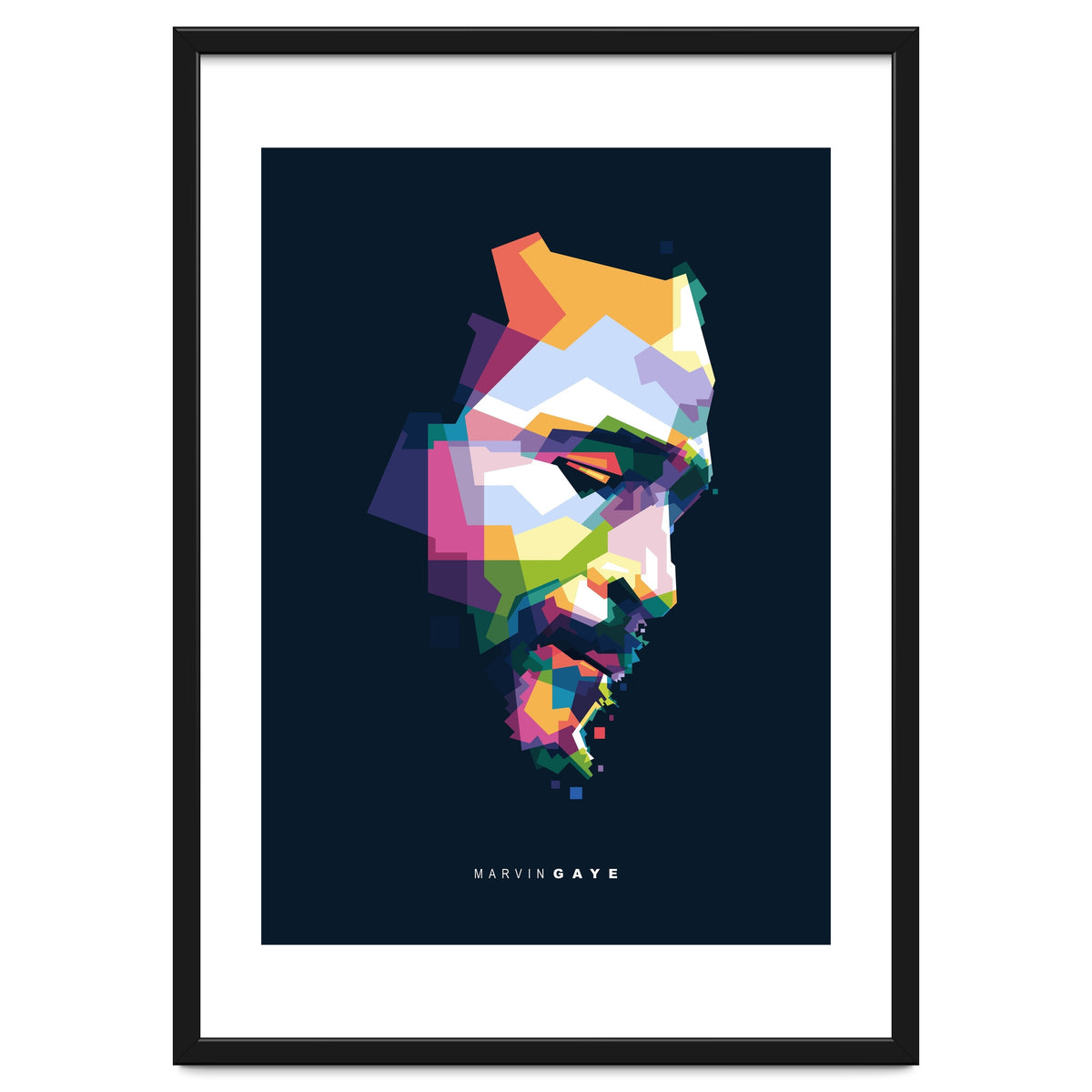 Marvin Gaye Pop Art WPAP