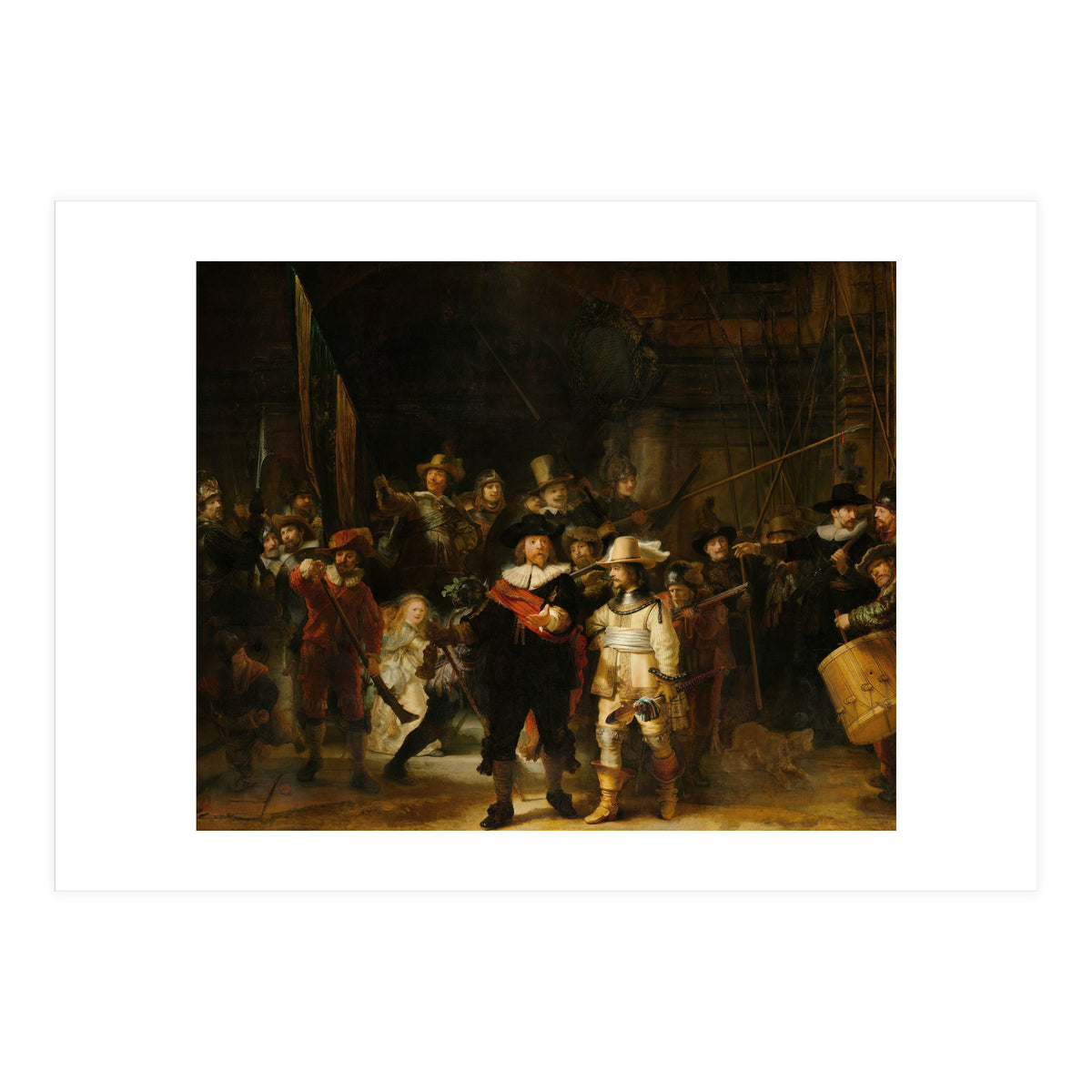 Rembrandt – The Night Watch (1642) | Iconic Baroque Masterpiece (Print Only)