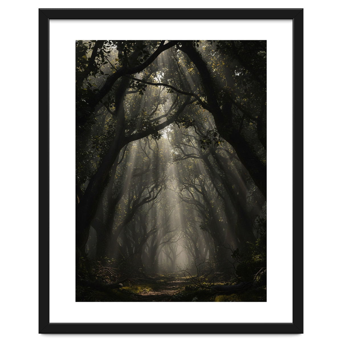 Enchanted Canopy: Mystical Forest Path