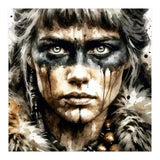 Fur Collar Warrior Portrait (Print Only) thumbnail