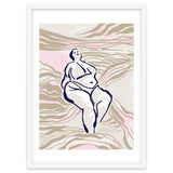 Follow the lines Serene woman in the water thumbnail
