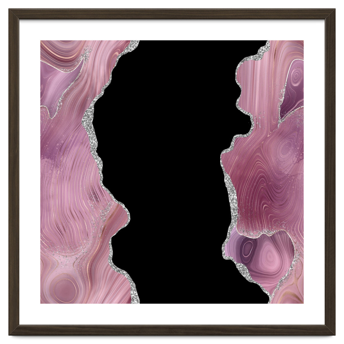 Mauve & Silver Agate Texture 02