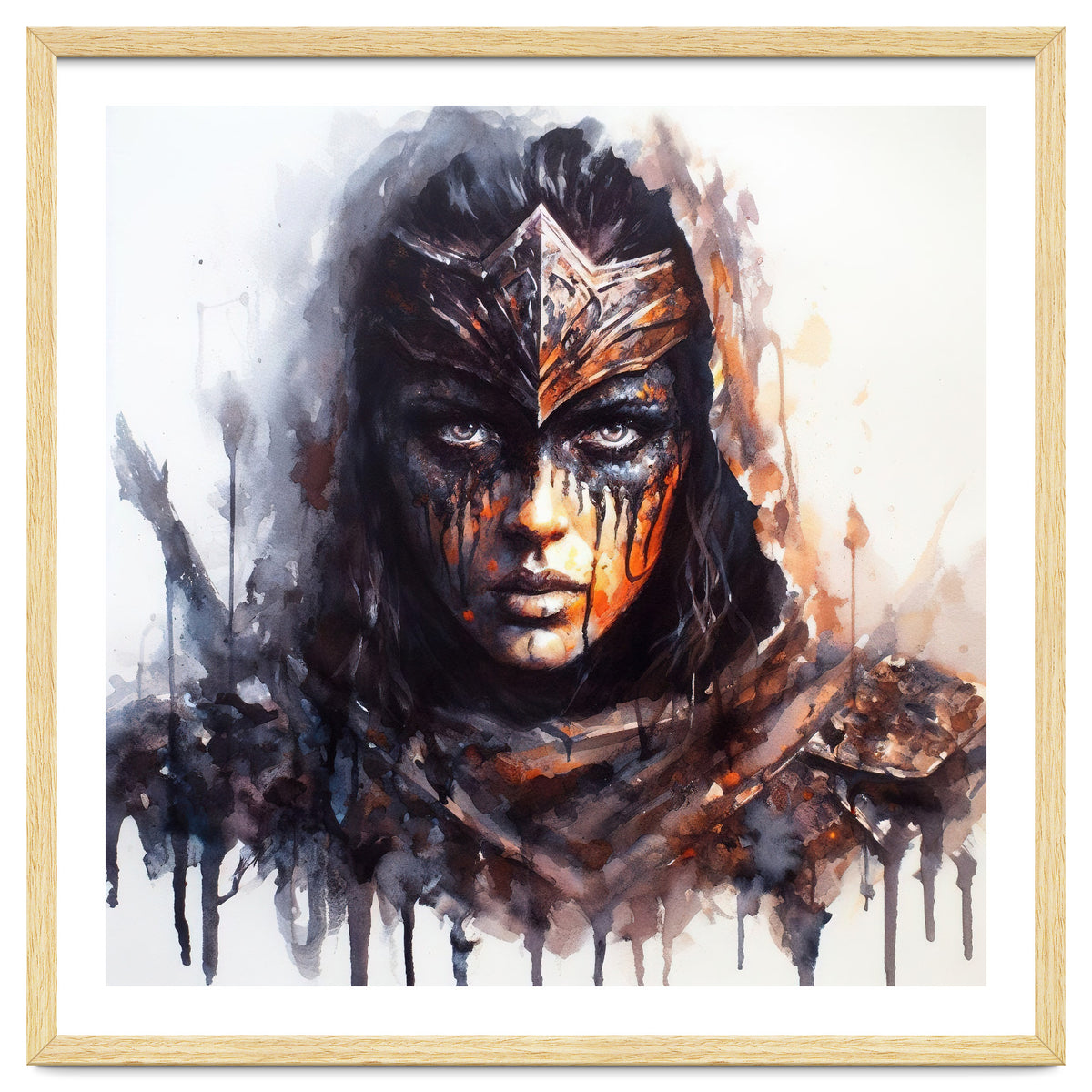 Armored Medieval Warrior Woman