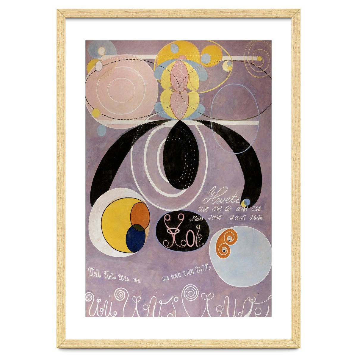Hilma af Klint The - Ten Largest No 6 Adulthood Abstract Spiritual Art