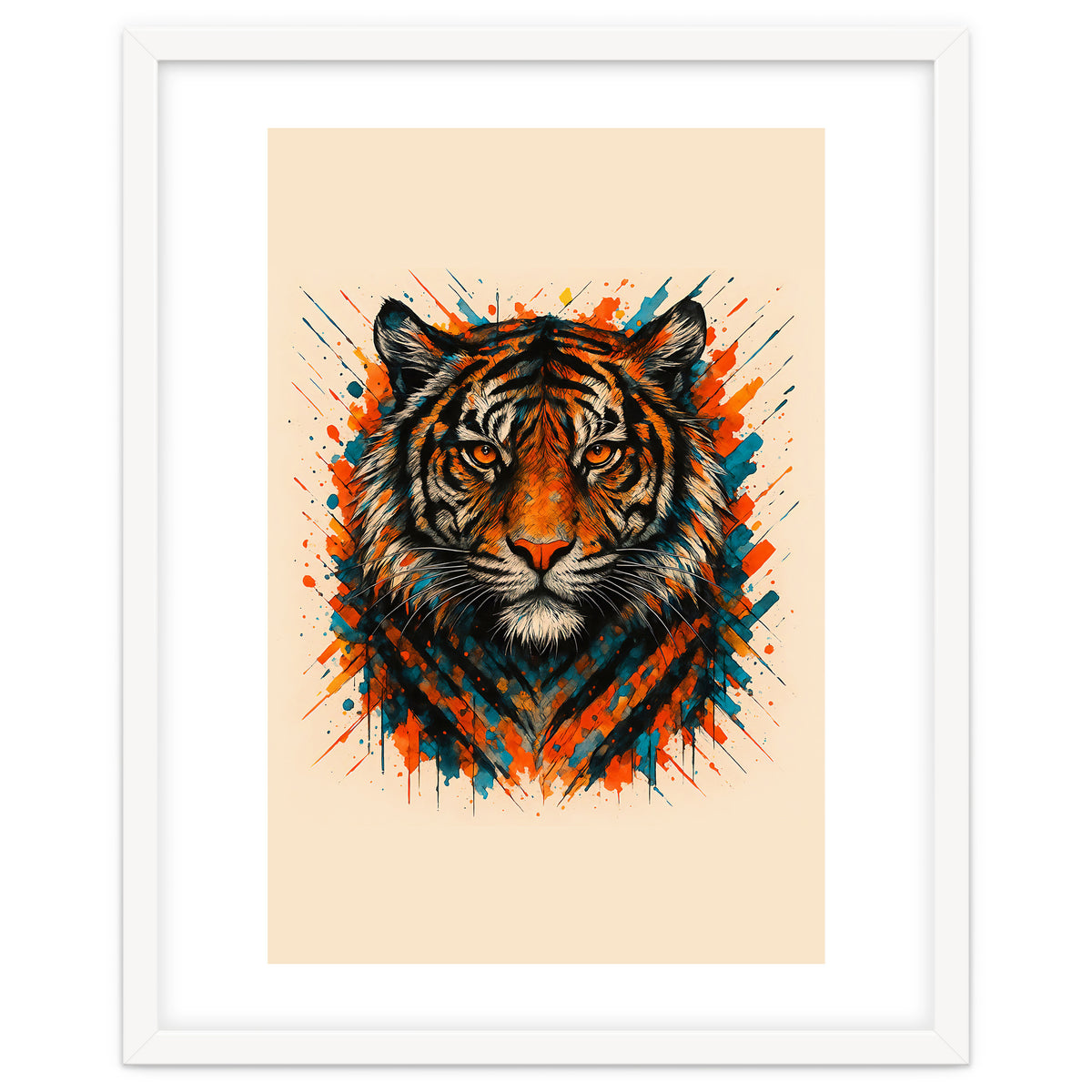 Tiger Animal Watercolor
