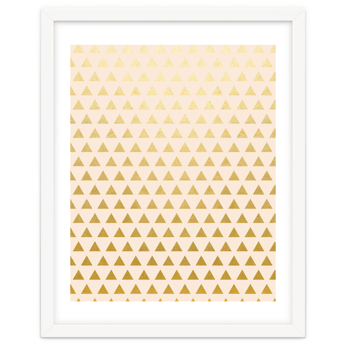 Blush + Gold Triangles #society6 #decor #buyart