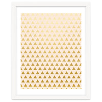 Blush + Gold Triangles #society6 #decor #buyart