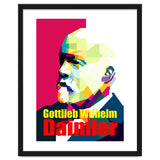 Gottlieb Daimler Pop Art WPAP thumbnail