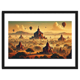 Vintage Bagan Poster, Myanmar thumbnail