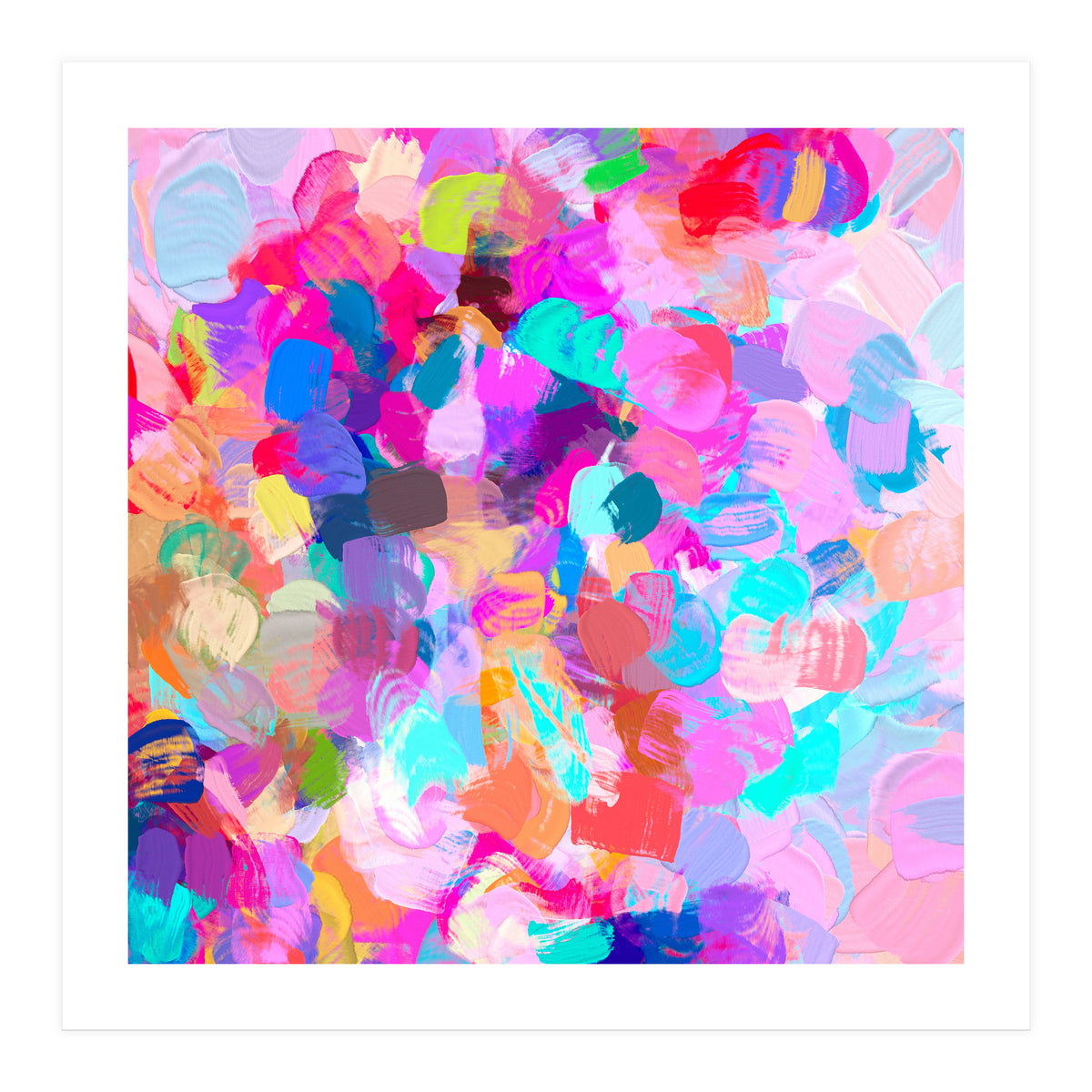 Candy Shop | Abstract Modern Bohemian Eclectic Colorful Painting | Pop of color Contemporary (Print Only)