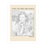 Portret Van Florence Owens Thompson (ascii Art) (Print Only) thumbnail
