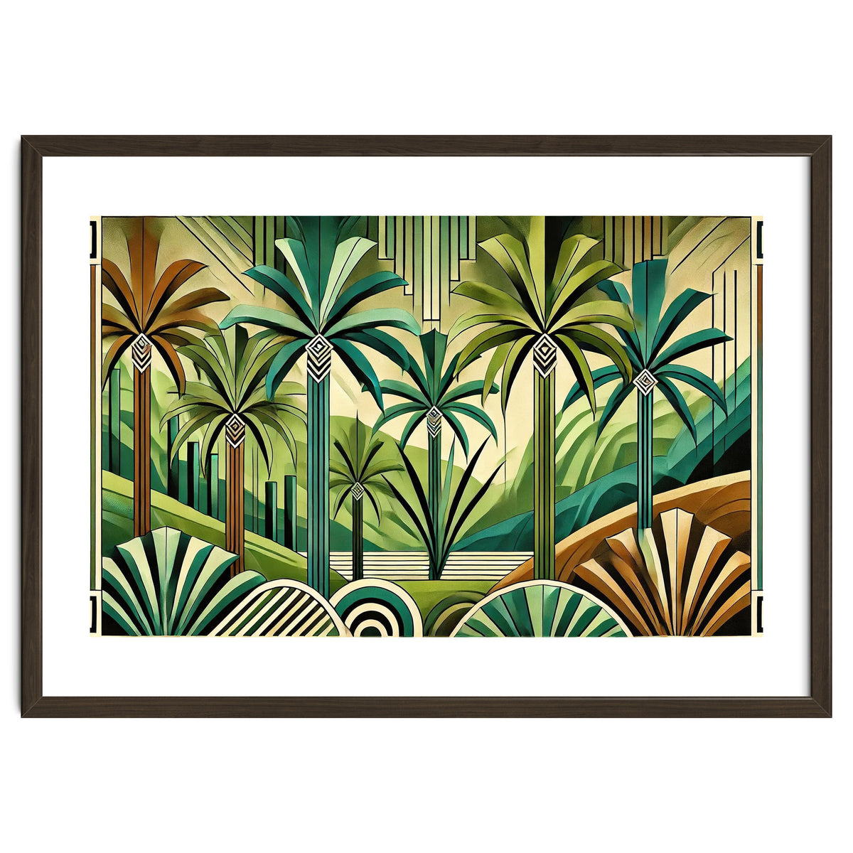 Tropical Art Deco Oasis