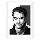 Simon Le Bon British Singer Black Illustration thumbnail